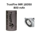 Μπαταρία TrustFire IMR 18350 800mAh 3.7V Flat top